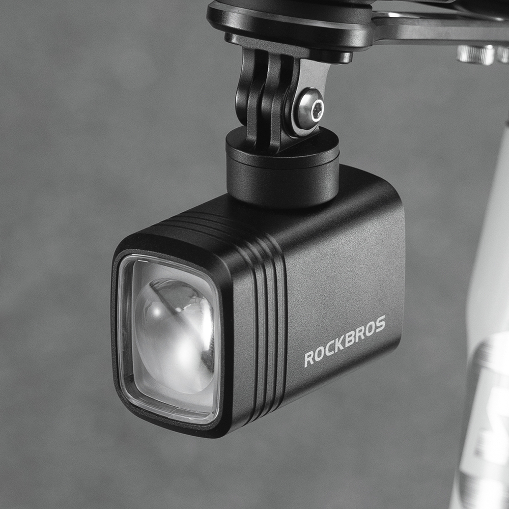 Rockbros M6 1000 lm front rechargeable bike light 2800 mAh - black