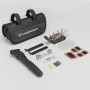 Wozinsky WMZ-01N tool kit, 16-in-1 bicycle multitool, pump, wrenches, inner tube kit - black