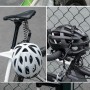 Wozinsky WBN-01R bicycle lock for a bicycle helmet, waterproof, 4-digit combination - black