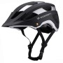 Wozinsky MTB bicycle helmet with removable visor, lightweight L - black and silver