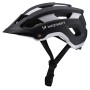 Wozinsky MTB bicycle helmet with removable visor, lightweight L - black and silver