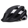 Wozinsky MTB bicycle helmet with removable visor, lightweight L - black and silver