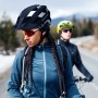 Wozinsky MTB bicycle helmet with removable visor, lightweight L - black and silver