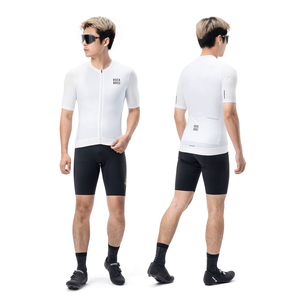 Rockbros 15200025 Short Sleeve Cycling Jersey Size XS - White
