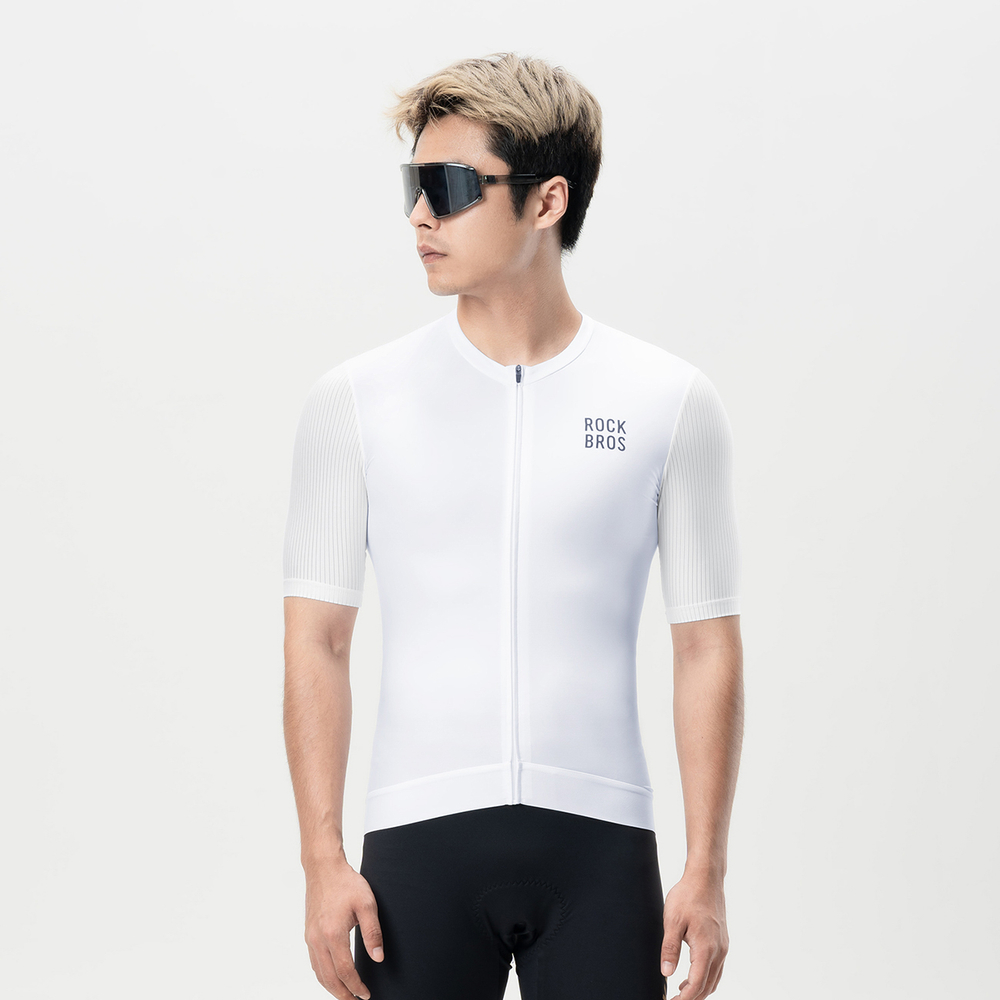 Rockbros 15200025 Short Sleeve Cycling Jersey Size XS - White