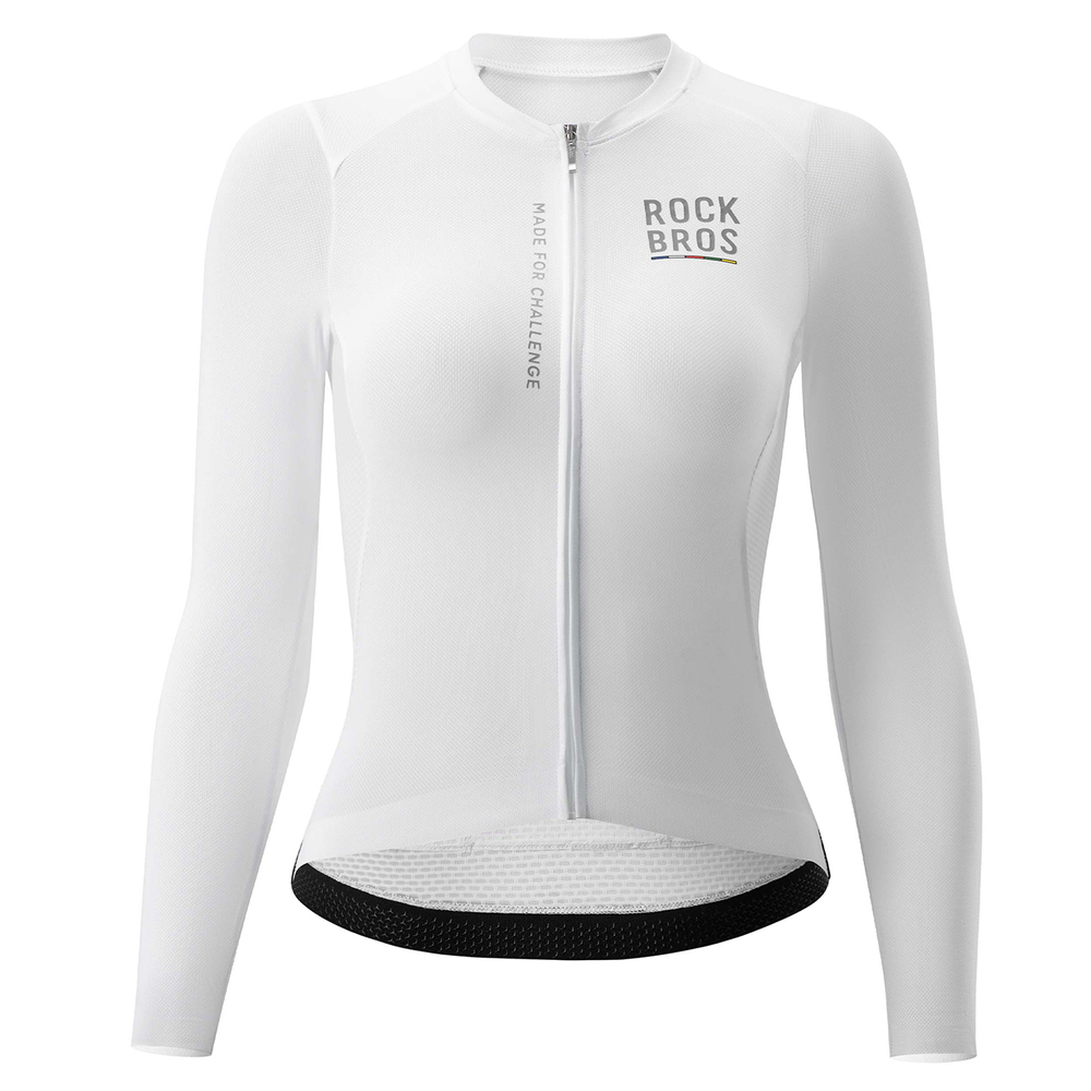 Rockbros 15110012003 ROAD TO SKY women&amp;amp;#39;s cycling jersey long sleeve S - white