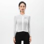 Rockbros 15110012004 ROAD TO SKY Women's Cycling Jersey, Long Sleeve, M - White