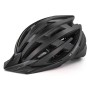 Wozinsky MTB Bike Helmet with Removable Visor and Rear USB Light M - Black