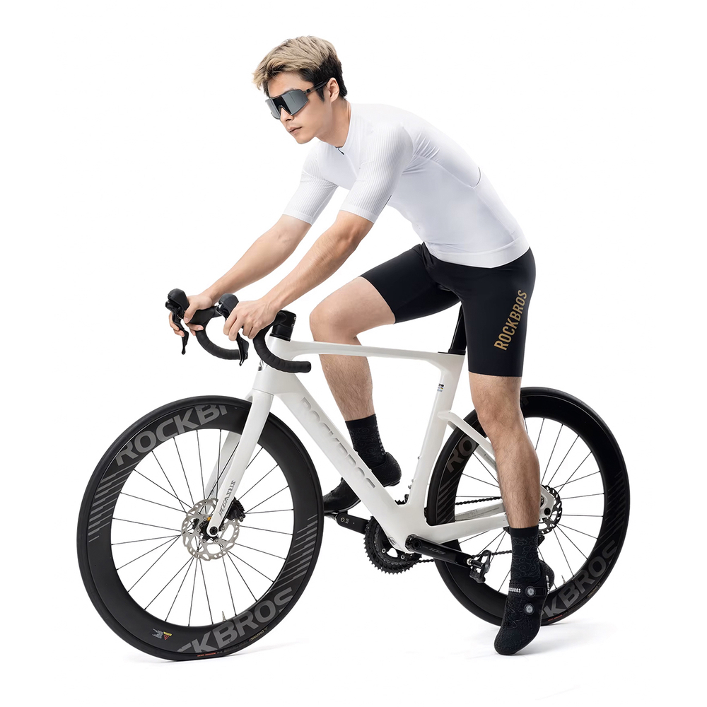 Rockbros 15200025 Short Sleeve Cycling Jersey Size XXXL - White