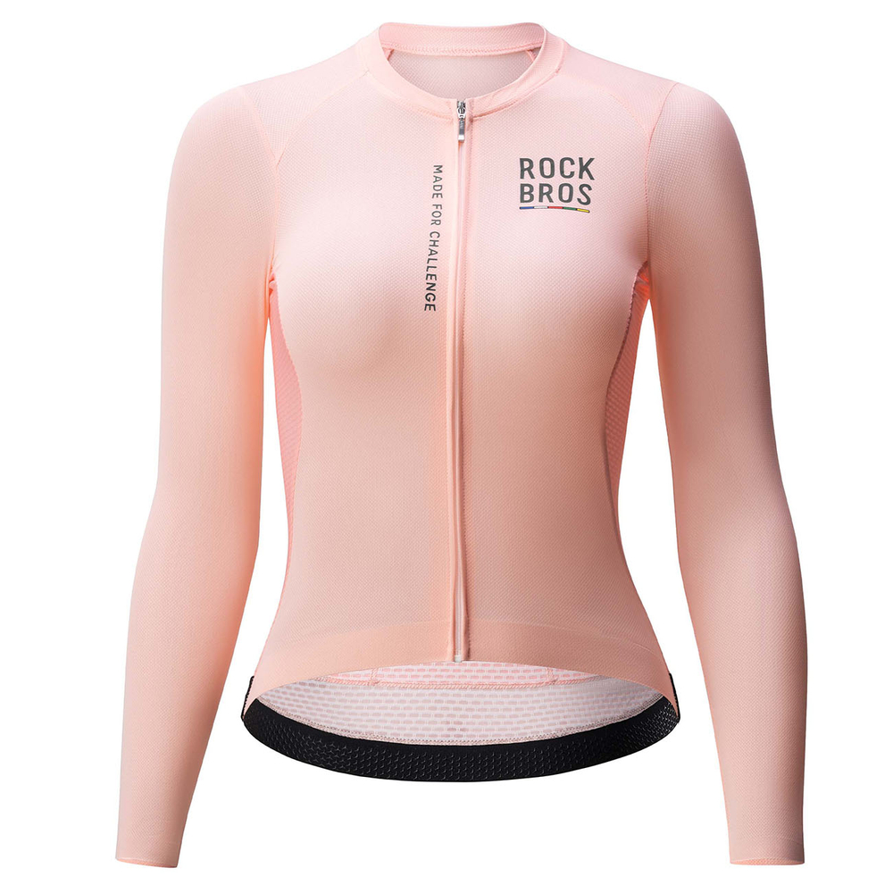 Rockbros 15110012011 ROAD TO SKY women&amp;amp;#39;s cycling jersey long sleeve M - pink
