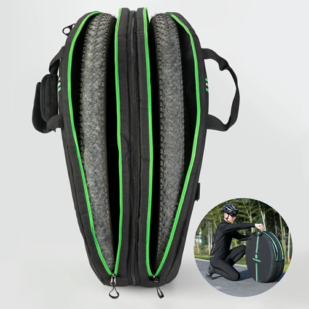 Rockbros D40 transport cover for ø74cm wheel - black