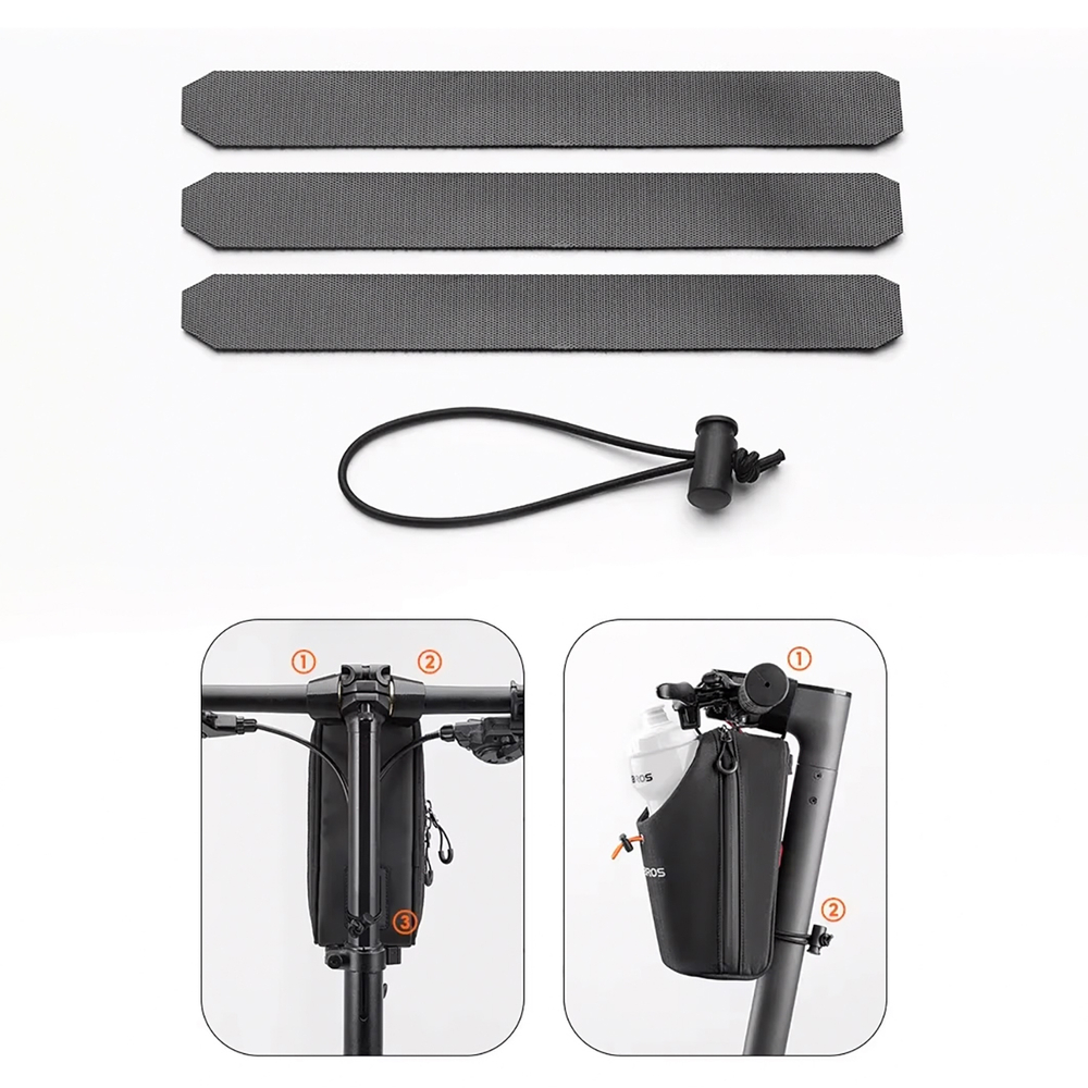Rockbros P002 Handlebar Bag Compatible with Scooters and Folding City Bikes 1.5L - Black