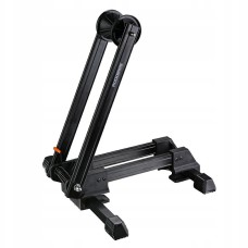 Rockbros T30 Folding Bike Stand for Front or Rear Wheel Compatible with 24-27.5 Inch and 700C Wheels - Black