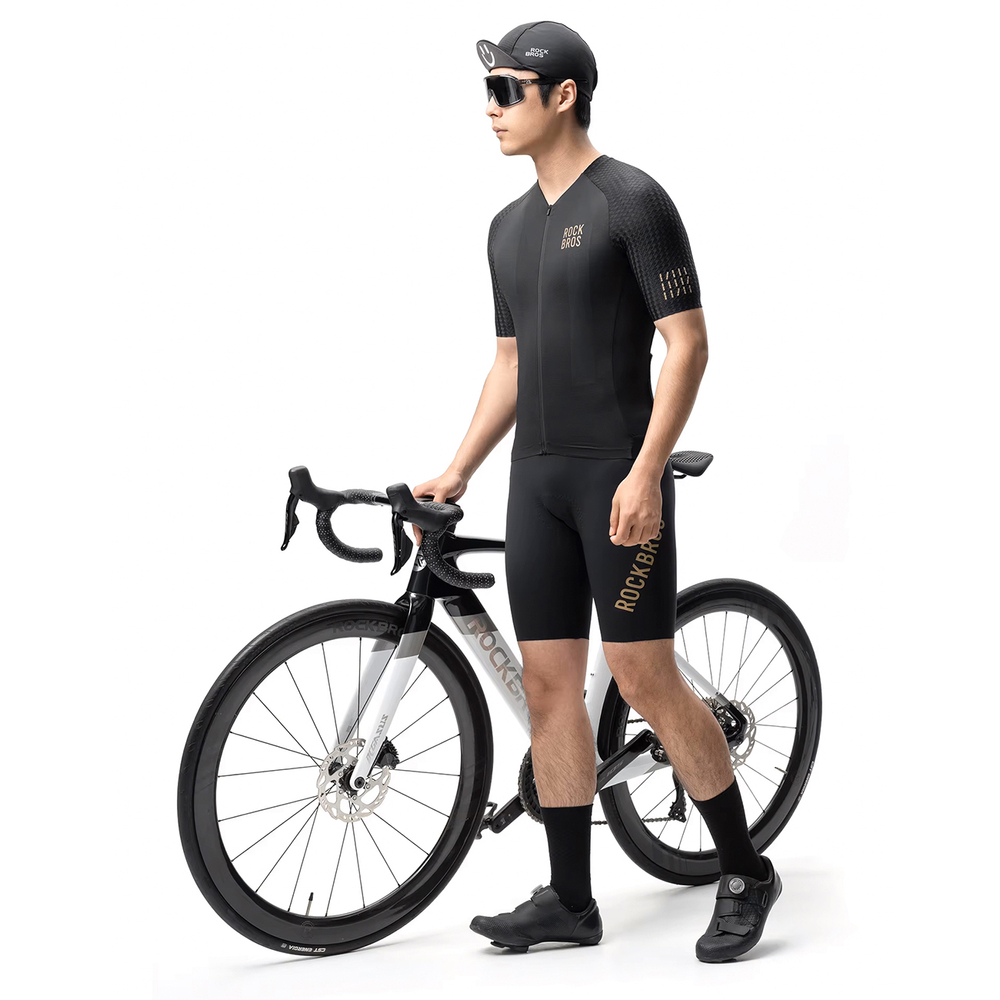Rockbros YDDX011 Diamond Short Sleeve Cycling Jersey Size L - Black