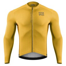 Rockbros 15120015024 ROAD TO SKY men&amp;amp;#39;s cycling jersey long sleeve M - yellow