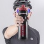 Rockbros 750 ml Bike Bottle - Transparent Black with Red Mouthpiece
