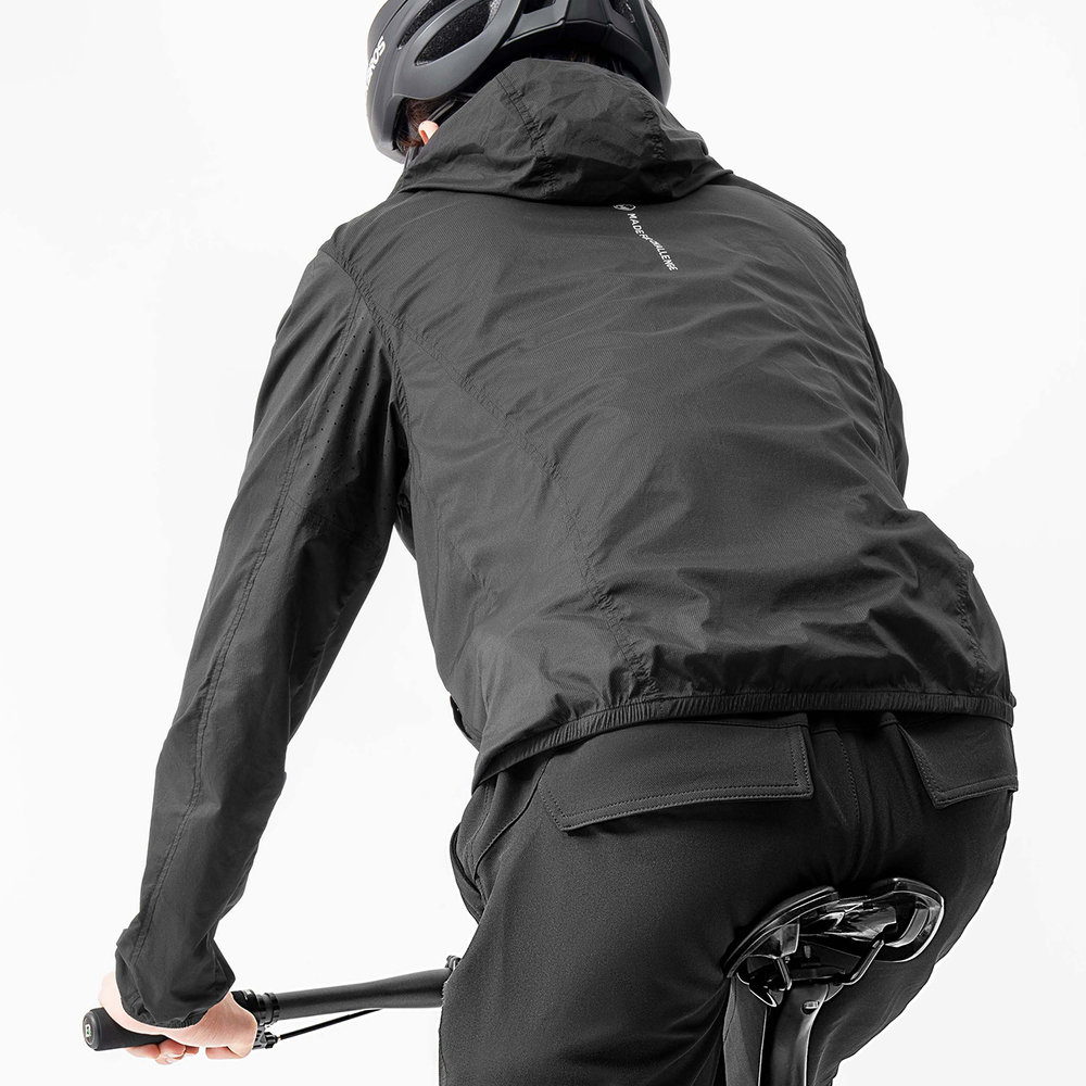 Rockbros TLWT002 ROAD TO SKY M Bicycle Windbreaker - Black