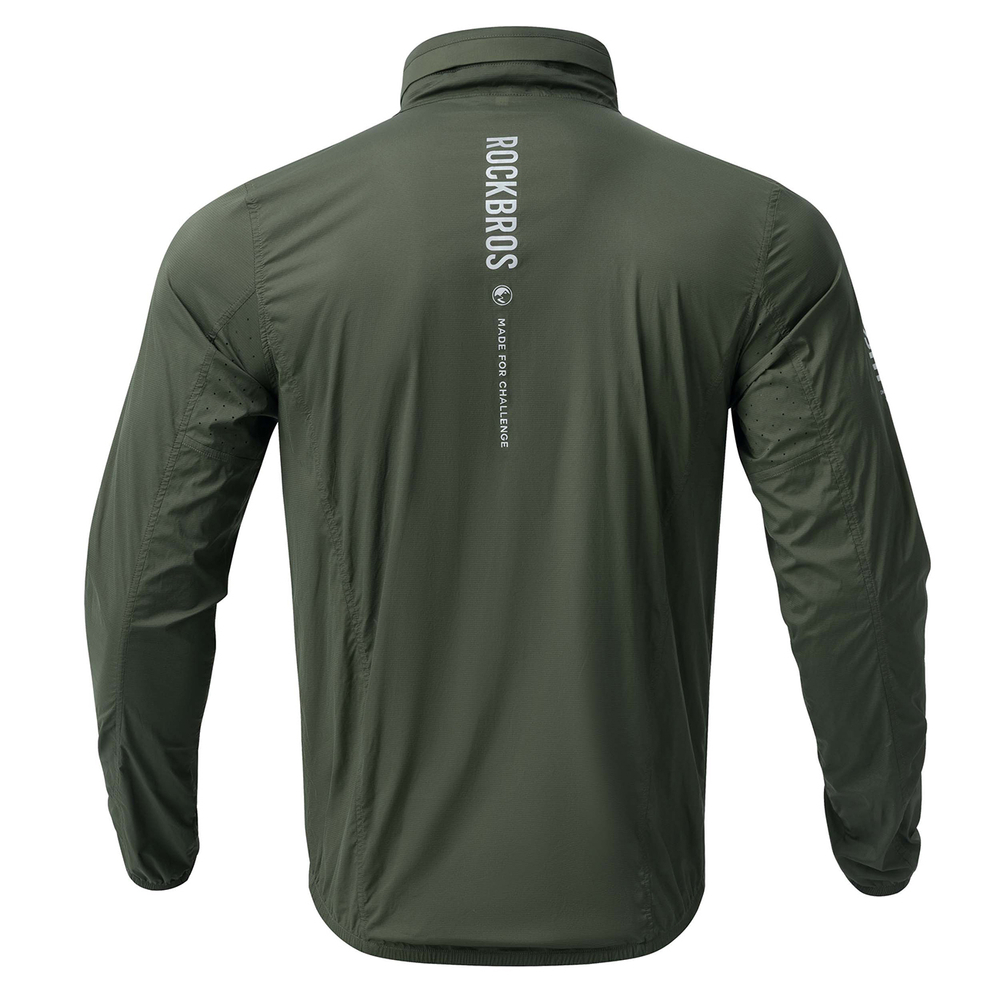 Rockbros TLWT002 ROAD TO SKY L Bicycle Windbreaker - Green