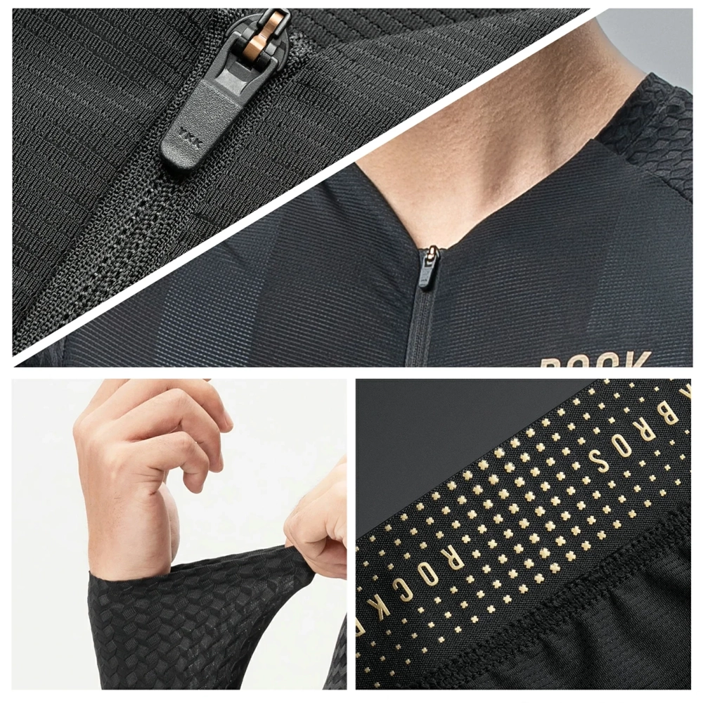 Rockbros YDCX008 Diamond Long Sleeve Cycling Jersey Size L - Black