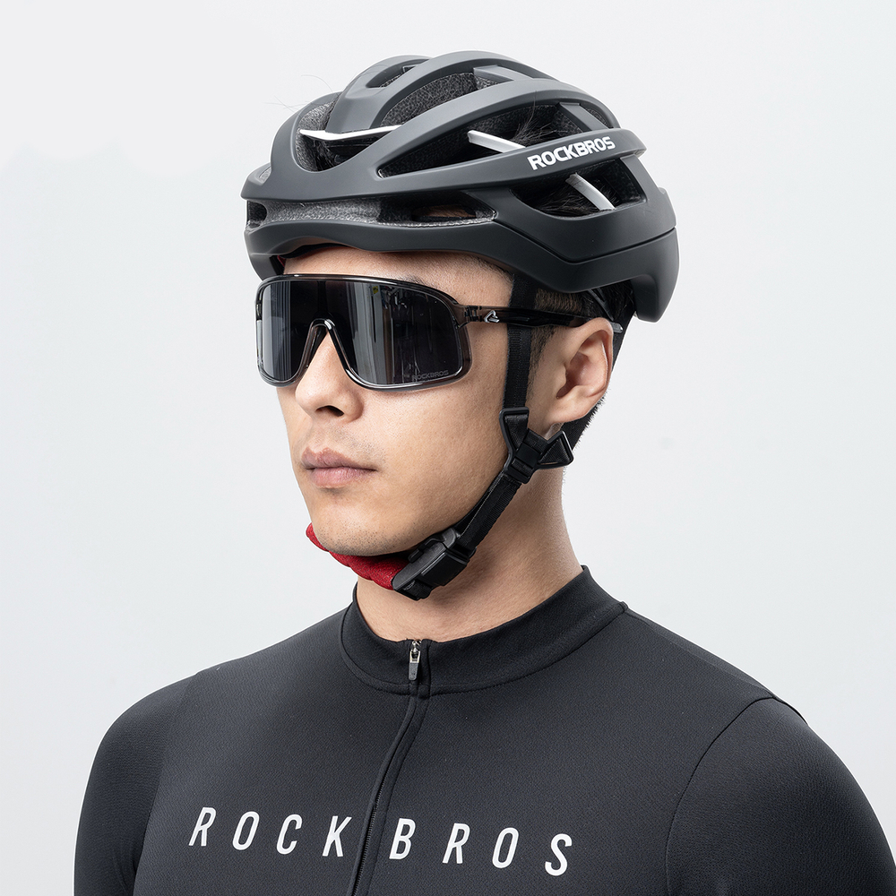 Rockbros HC-58BK-L Bike Helmet 58-61 cm - Black and Gray