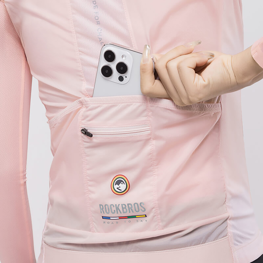 Rockbros TLMJ003 ROAD TO SKY women&amp;amp;#39;s lightweight breathable cycling vest M - pink