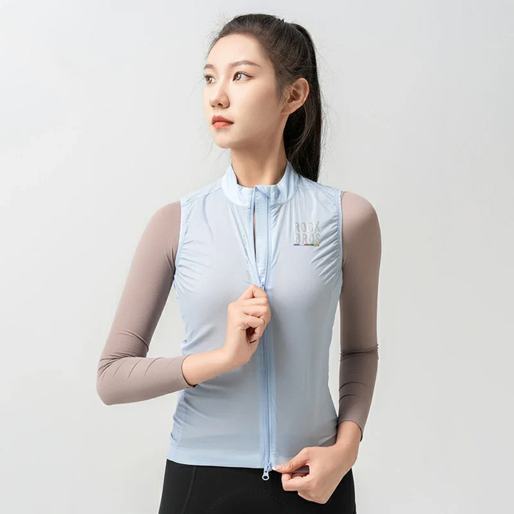 Rockbros TLMJ003 ROAD TO SKY women&amp;amp;#39;s lightweight breathable cycling vest S - blue