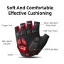 Rockbros S169BR XXL cycling gloves with gel inserts - black and red - OUTLET