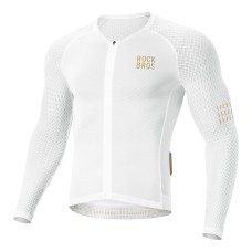 Rockbros YDCX008 Diamond Long Sleeve Cycling Jersey Size XXXL - White
