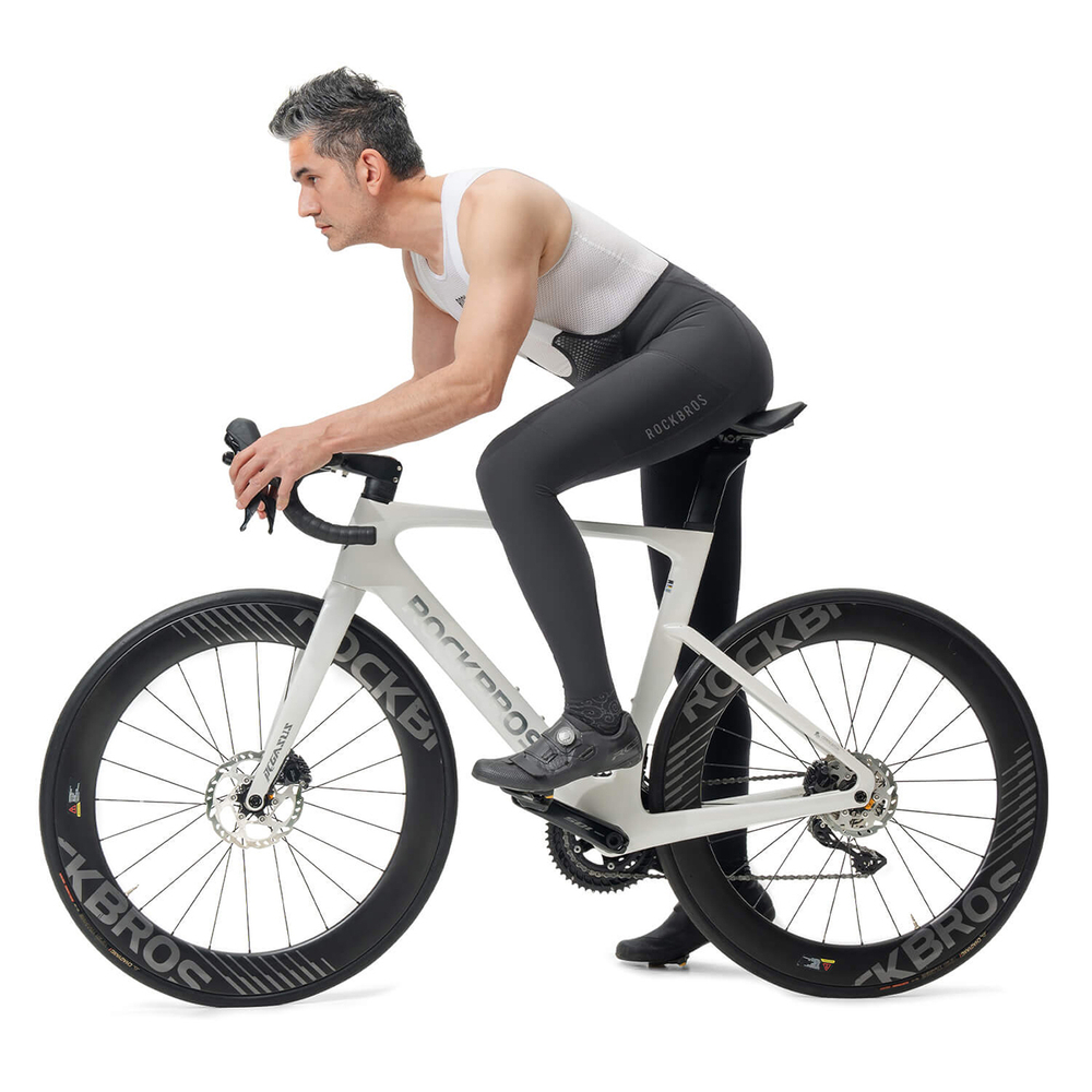 Rockbros TLCK001-1 ROAD TO SKY Men&amp;amp;#39;s Cycling Pants with Pad M - Black