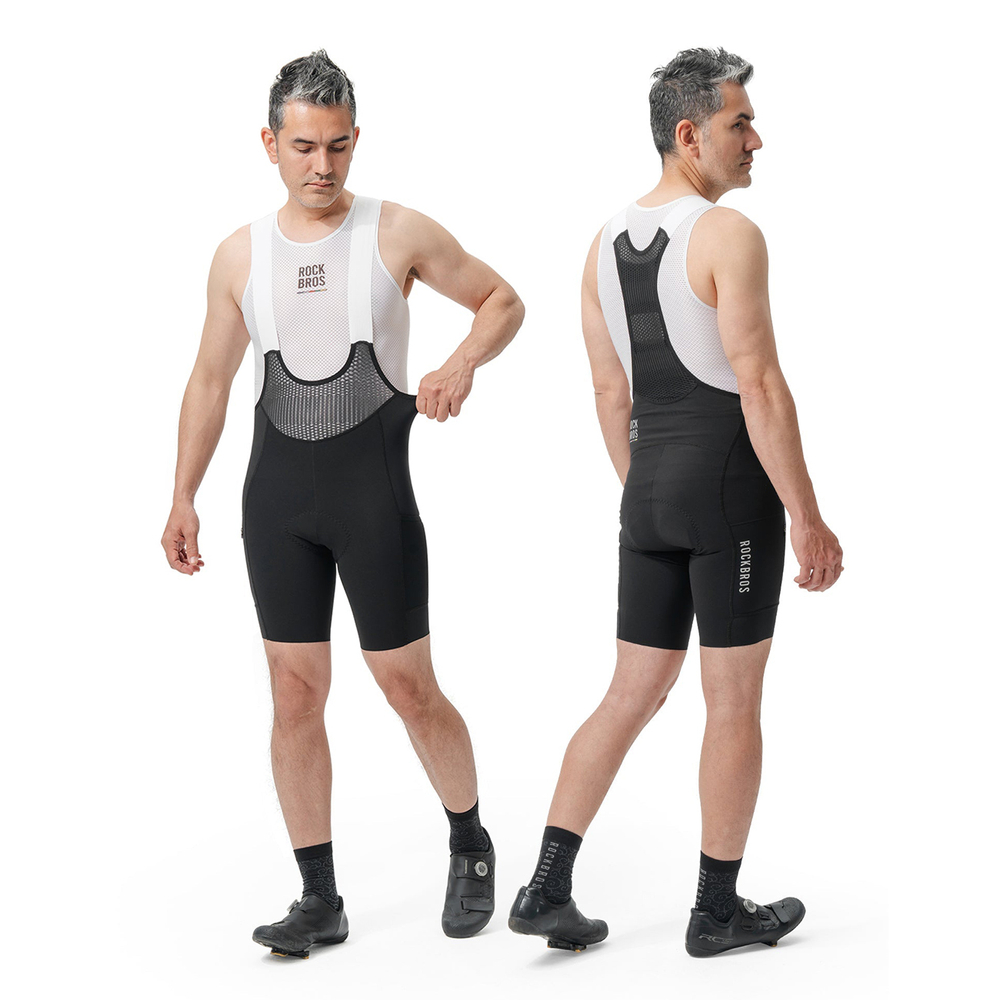 Rockbros TLDK001-1 ROAD TO SKY Men&amp;amp;#39;s Cycling Shorts with Pad Size M - Black