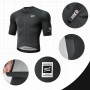 Rockbros 15220032001 ROAD TO SKY men&amp;amp;#39;s cycling jersey short sleeve L - black