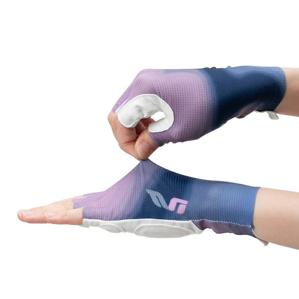 Rockbros S389 Women&amp;amp;#39;s Short Shock Absorbing Cycling Gloves L - Purple