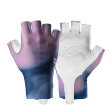 Rockbros S389 Women&amp;amp;#39;s Short Shock Absorbing Cycling Gloves L - Purple