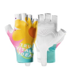 Rockbros S389 Women&amp;amp;#39;s Short Shock Absorbing Cycling Gloves L - Multicolor