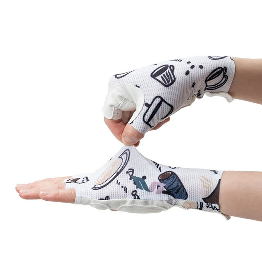Rockbros S389 Women&amp;amp;#39;s Short Shock Absorbing Cycling Gloves L - White