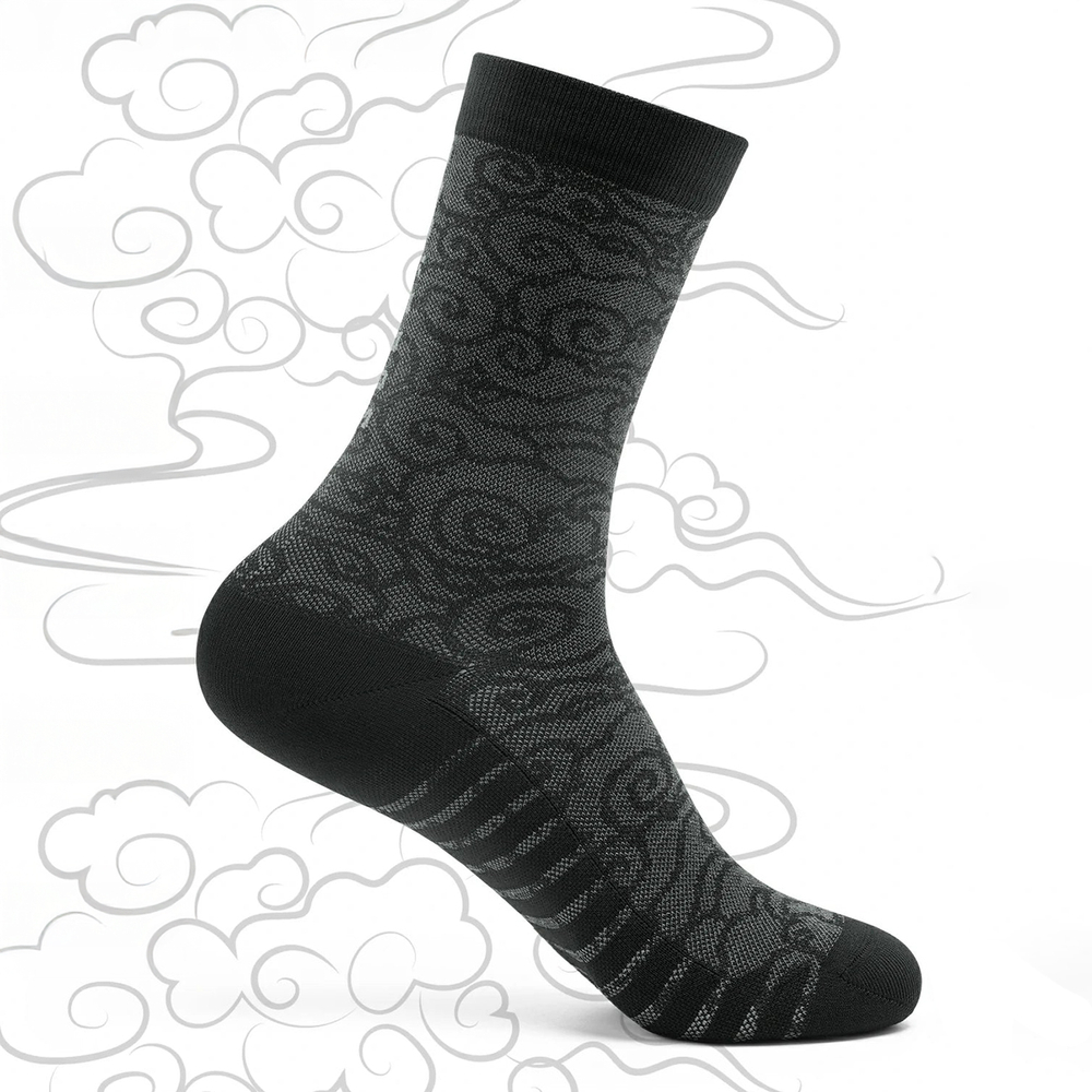 Rockbros 490025001 ROAD TO SKY Cycling Socks 39-42 cm - Black