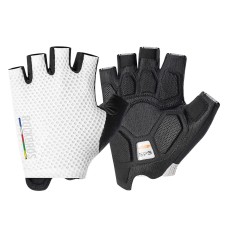 Rockbros TLS004 ROAD TO SKY Short Shock Absorbing Cycling Gloves M - White
