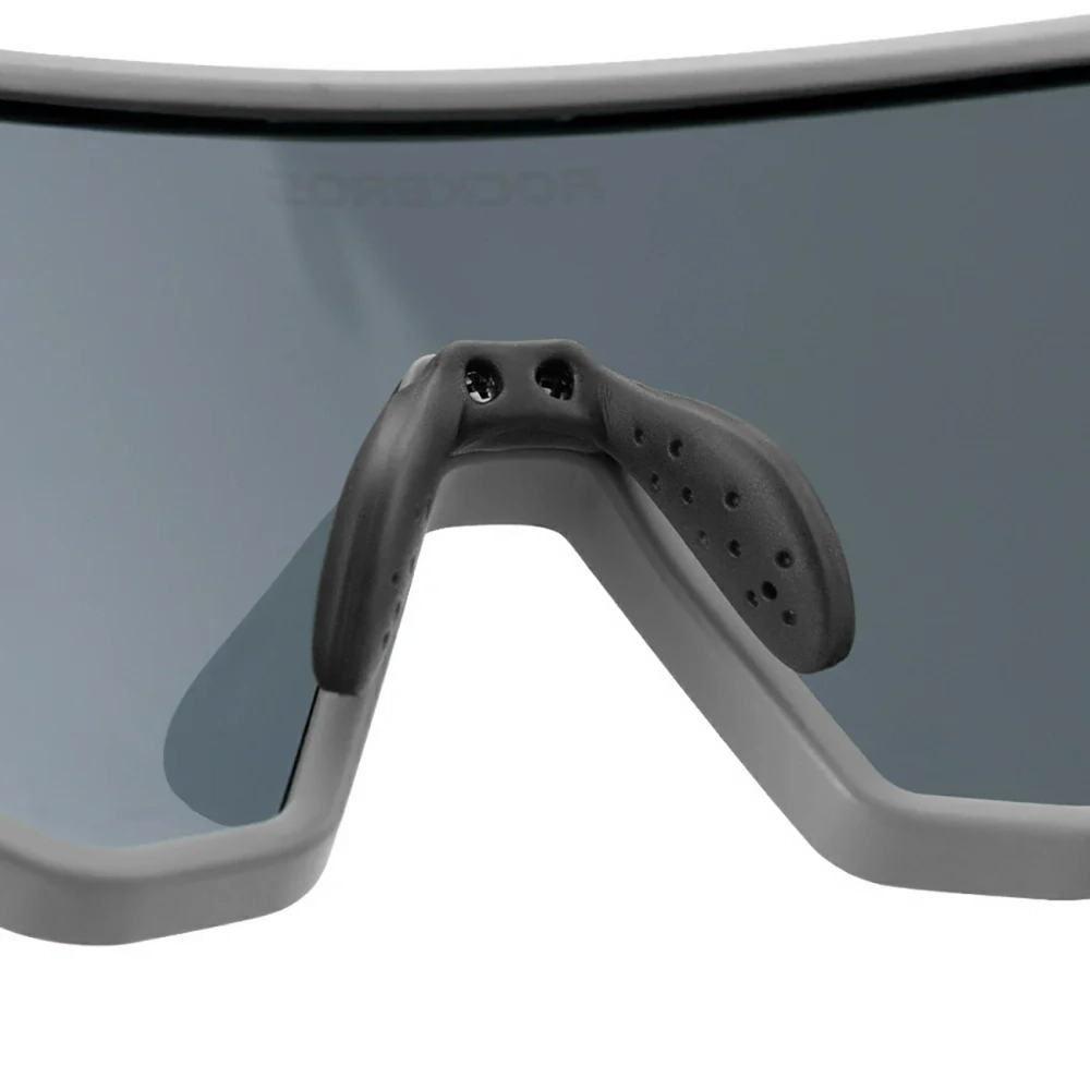 Rockbros SP383 Polarized Mirror Kids Cycling Glasses with UV400 Protection - Black