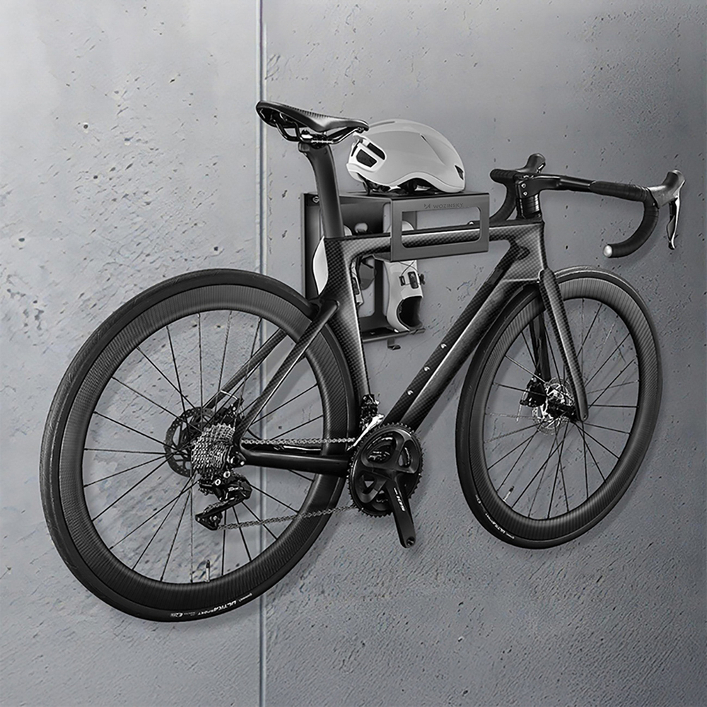 Wozinsky WSW-02S Bike Hanger for 16-29&amp;quot; Bikes with Mounting Kit - Black