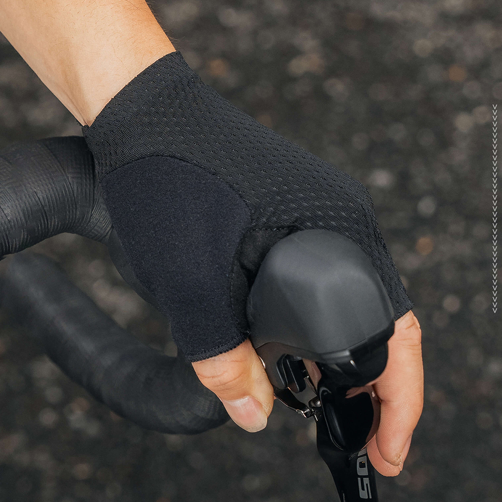 Rockbros TLS004 ROAD TO SKY Short Shock Absorbing Cycling Gloves L - Black