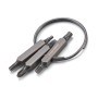 Rockbros VK-ARCO3 ROAD TO SKY Multitool 6-in-1 Keychain - Brown