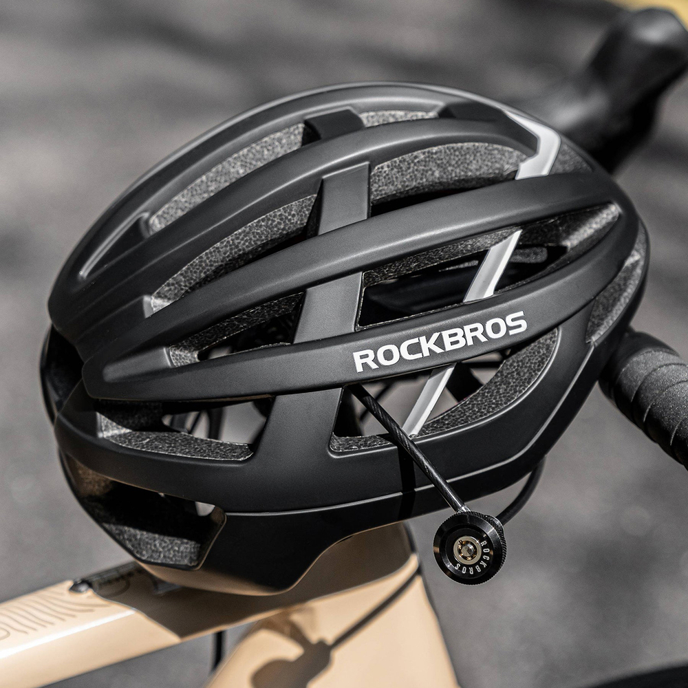 Rockbros YG-HILRO1 ROAD TO SKY cable bike lock, hidden in the handlebar - black