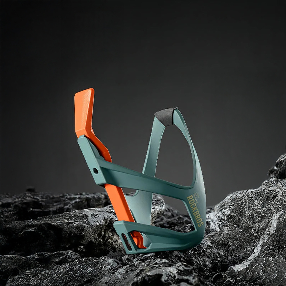 Rockbros 310013002 ROAD TO SKY Bottle Cage with Tire Lever - Blue-Orange