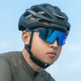 Rockbros SP258 ROAD TO SKY Cycling Glasses Polarized Blue Lenses - Navy Blue