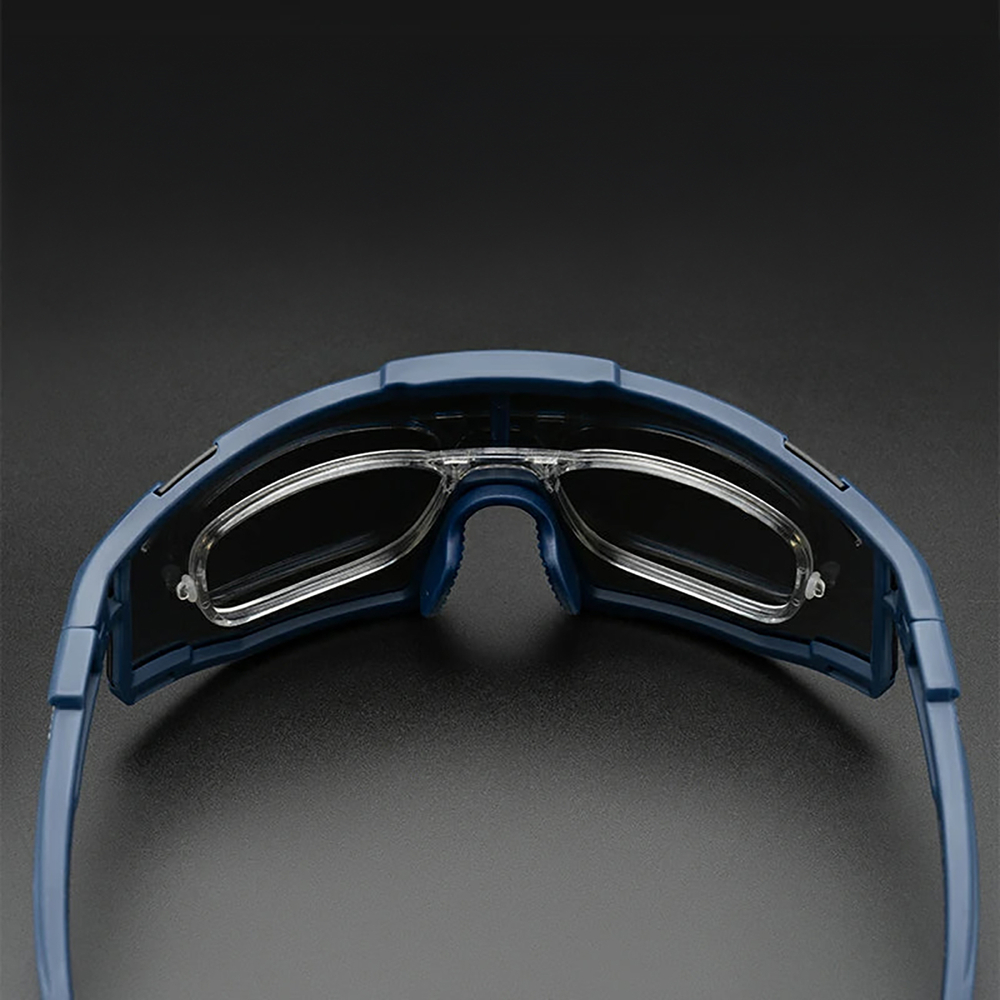 Rockbros SP258 ROAD TO SKY Cycling Glasses Polarized Blue Lenses - Navy Blue