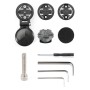 Rockbros WT-2 Bike Computer Holder with AirTag Space - Black