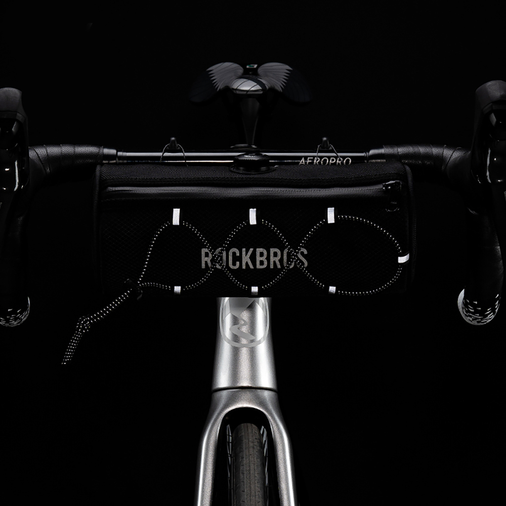 Rockbros TL002 ROAD TO SKY 1.5L Handlebar Bike Bag Waterproof - Black