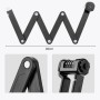 Rockbros LFCXR0085 Folding Bike Lock with Combination - Black