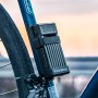 Rockbros LKXR2010 Folding Bike Lock with Key - Black
