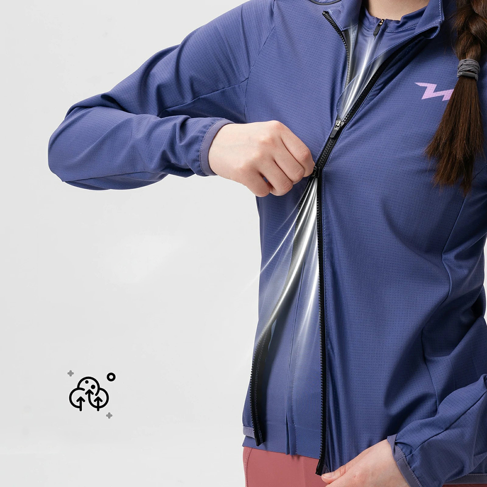 Rockbros YPW069 TVI L Women&amp;amp;#39;s Cycling Jacket - Purple